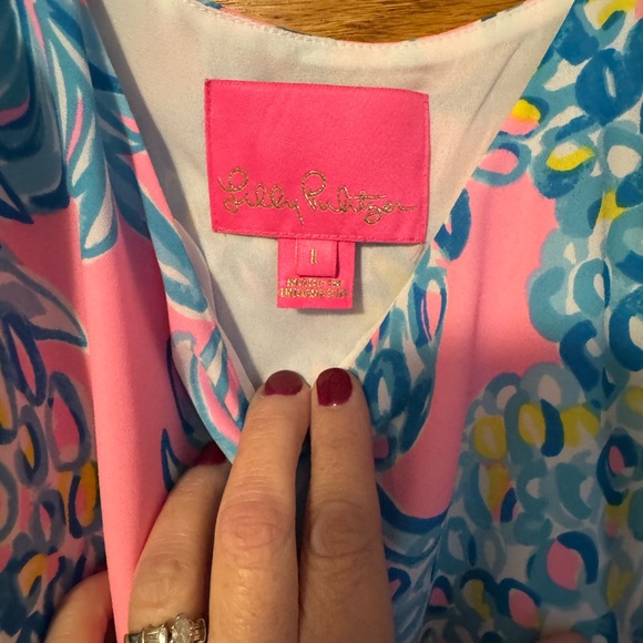 Lilly Pulitzer Winni midi dress large - Picture 3 of 8